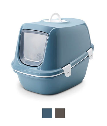 Savic Reina Sift Cat Toilet Home - GREY